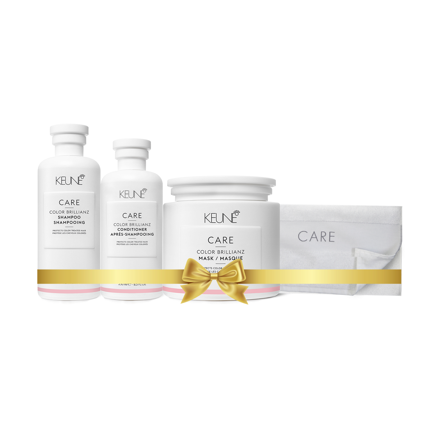 Care Color brillianz Holiday Package  (Shampoo, Conditioner, Mask, Towel)