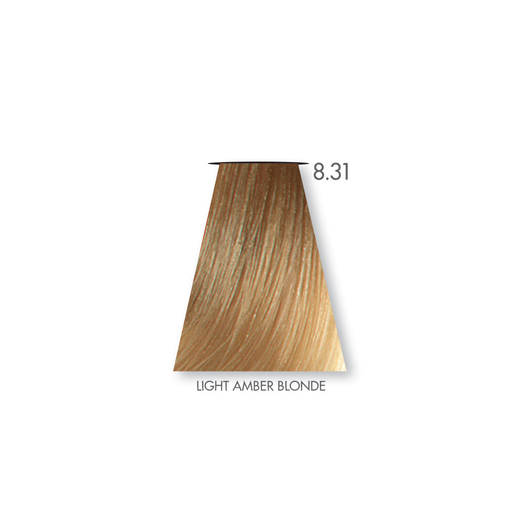 Keune So Pure light amber blonde 8.31