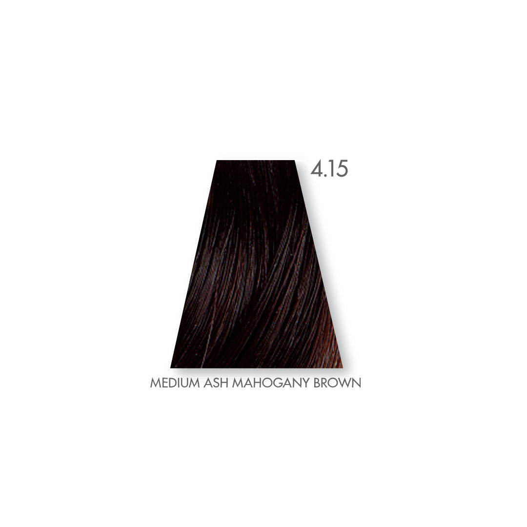 Keune So Pure medium ash mahogany brown 4.15