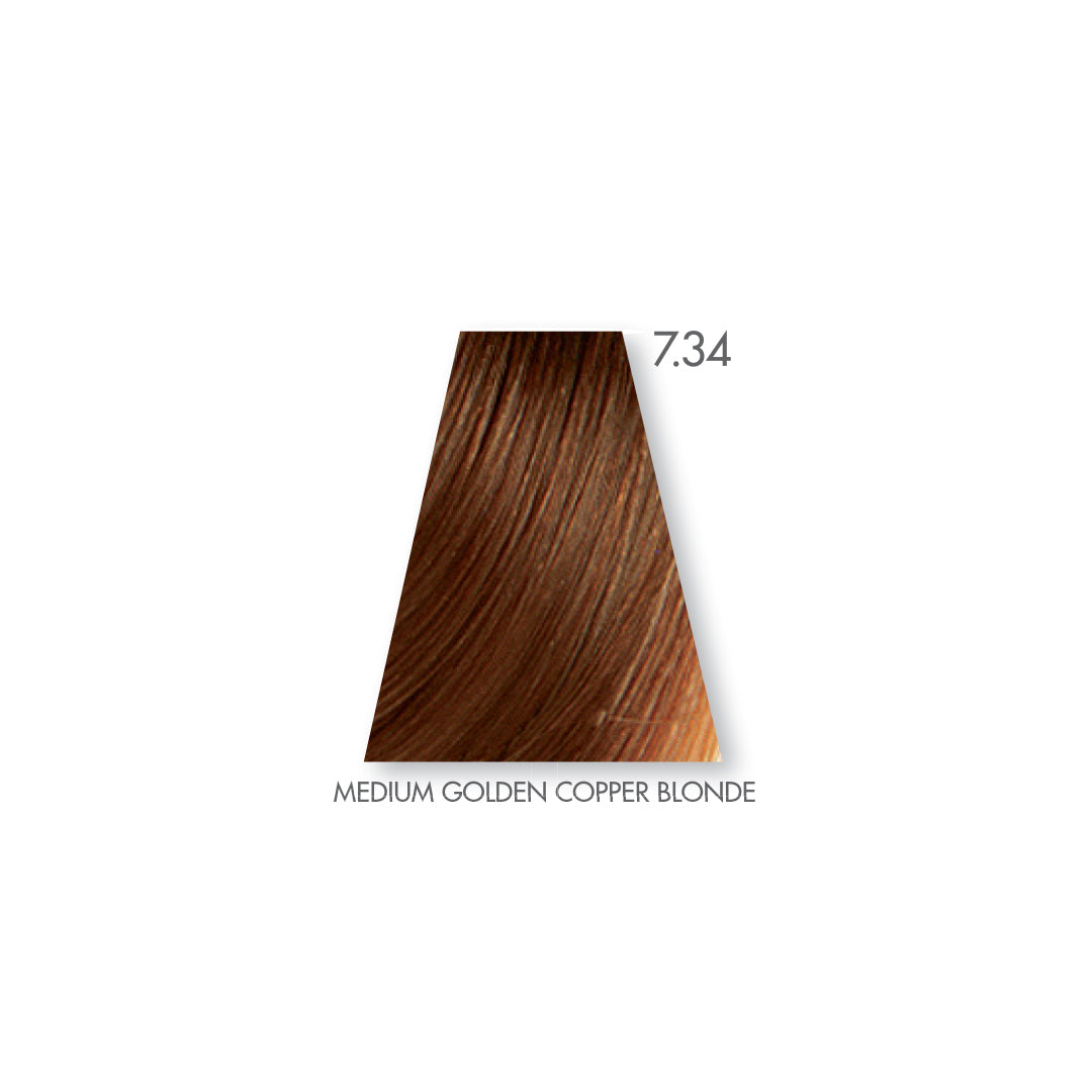 Keune So Pure Medium Golden Copper Blonde 7.34